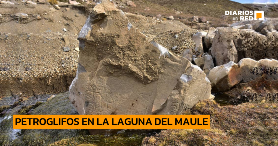 Petroglifos de la Laguna del Maule fueron removidos de su lugar de origen (Fotografía: Bárbara Meneses)
